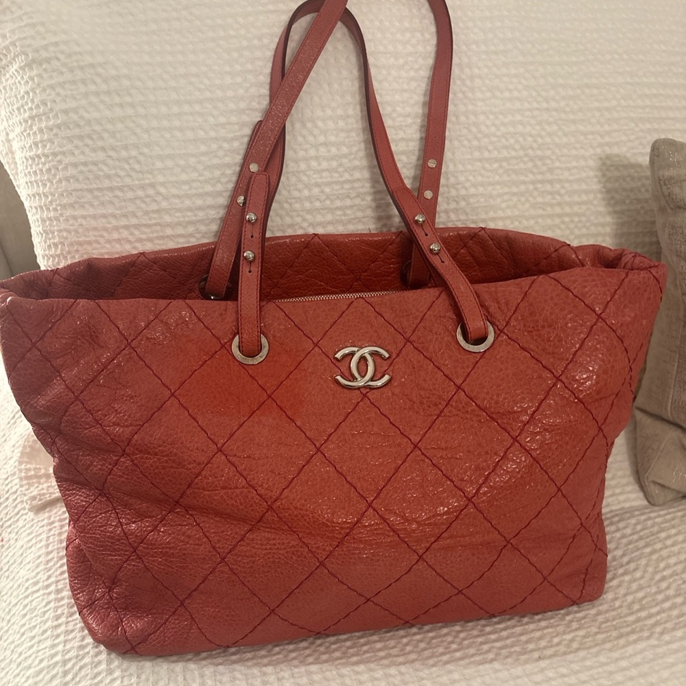 Chanel Quilted Cavier handbag
